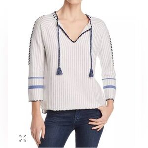 Lisa Todd “Escape” Contrast Stitch Top